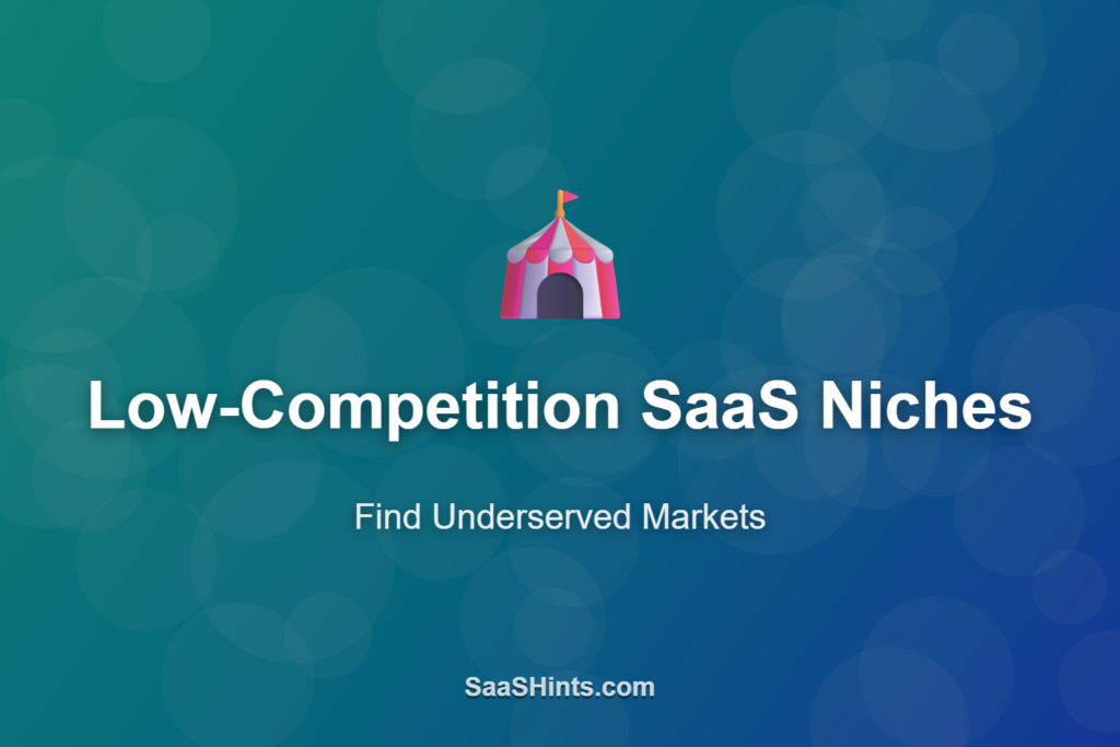Low-Competition Micro SaaS Ideas for Solo Developers